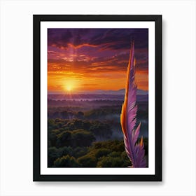 Lion King Feather Art Print