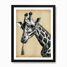 Giraffe 23 Art Print