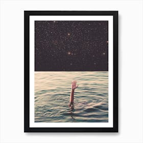 Drowned In Space Art Print