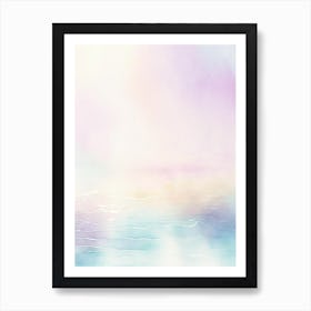 Water Texture Water Waterscape Gouache 1 Art Print