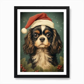 Christmas Dog 2 Art Print