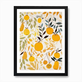 Kiwi Fruit Drawing 3 Art Print