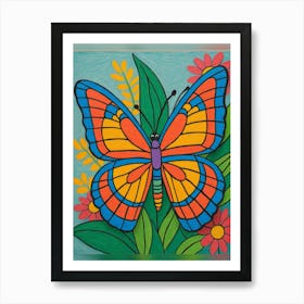 Butterfly Painting Art Print