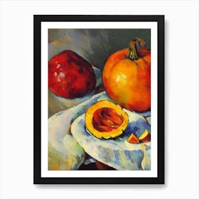 Acorn Squash Cezanne Style vegetable Art Print
