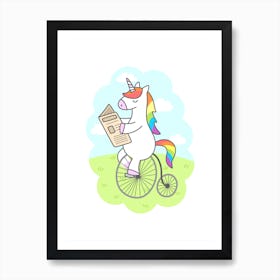 Unicorn Stroll Art Print