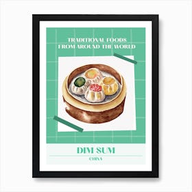 Dim Sum China 2 Foods Of The World Art Print