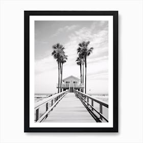 California, Black And White Analogue Photograph 1 Art Print