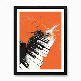 Piano Keys 2 Art Print