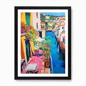 Sorrento Italy 3 Fauvist Painting Art Print