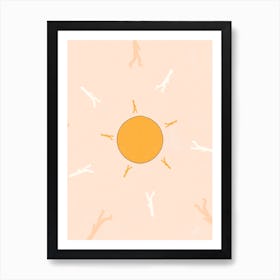 Walking On The Sun Art Print