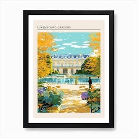 Luxembourg Gardens Paris Art Print