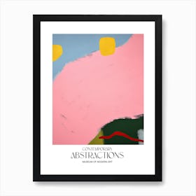 Pop Colour Abstract Painting 1 Exhibition Poster Art Print