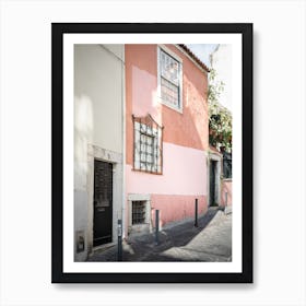 Lisbon Street Art Print