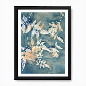Botany Blue 4 Art Print