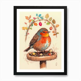 Robin 3 Art Print