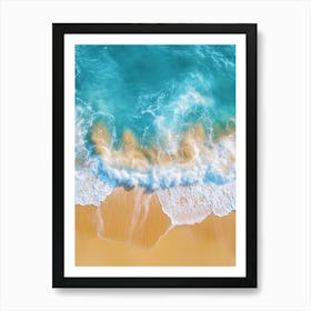 Beach View From The Sky Art Print