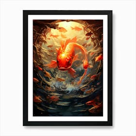 Koi Fish 2 Art Print