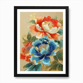 Chinese Flower Painting 55 Art Print