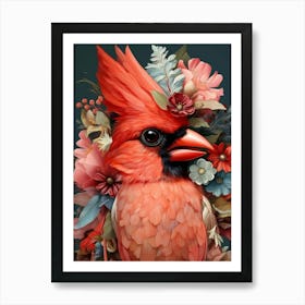 Cardinal Bird Art Print