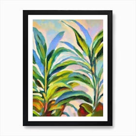 Prayer Plant 2 Impressionist Painting Art Print