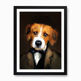 Mister Otis The Dog Pet Portraits Art Print