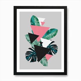 Leaf composition Art Print