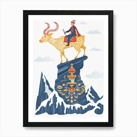 Tibetan Yak Art Print