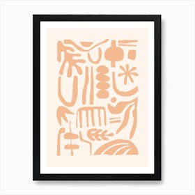 The Wishful Thinking Orange 2 Art Print