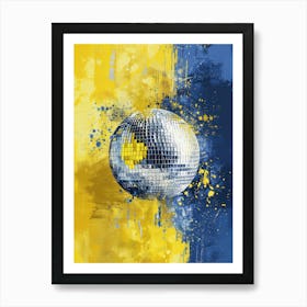 Disco Ball Canvas Print 3 Art Print