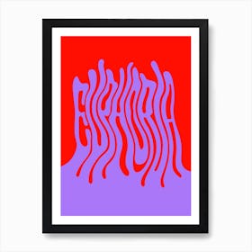 Waves Of Euphoria Art Print