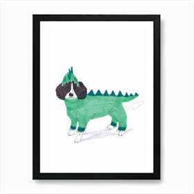 Dragon Dog Art Print