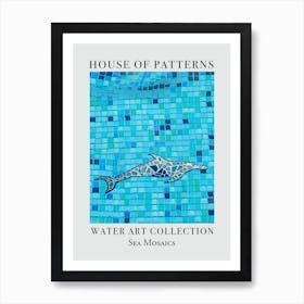 House Of Patterns Sea Mosaics Water 2 Art Print