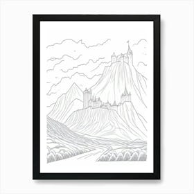 Castle On The Top Art Print