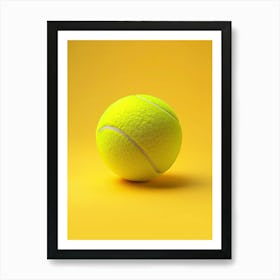 Dynamic Bounce Tennis Ball Art Print