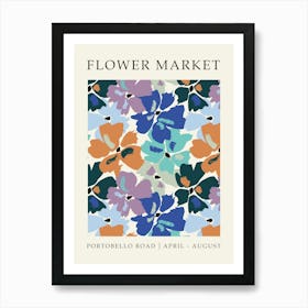 Flower Market Print 5 Portobello Art Print