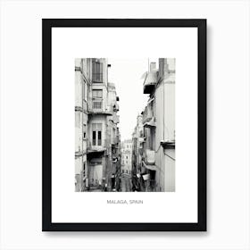 Poster Of Marseille, France, Photography In Black And White 1 Art Print