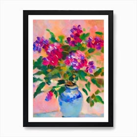 Jasmine Matisse Style Flower Art Print