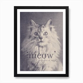 Famous Quotes Cat Art Print