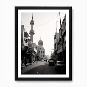 Tehran, Iran, Black And White Old Photo 3 Art Print