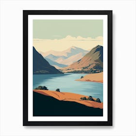 The Lake Districts Ullswater Way England 1 Hiking Trail Landscape Art Print