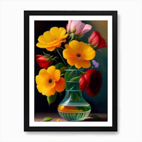 Flowers In A Vase Art Print