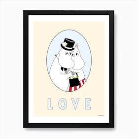 The Moomin Collection Love Art Print