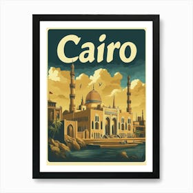 Aihrgdesign A Mid Century Modern Travel Poster For Cairo Show Dd189960 E82f 45ee 88b0 78210f50b3df 2 Poster