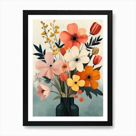 Flowers In A Vase 52 Art Print