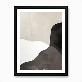 Mellow Horizons Minimalist Style Art Print
