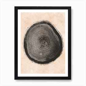 Tree Ring Print Art Print