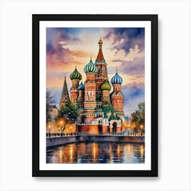 St Basil'S Cathedral 1 Art Print