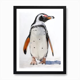Humboldt Penguin Petermann Island Watercolour Painting Paint F18fd96f 9327 43b5 A87d Fe01524abddc 2 Art Print