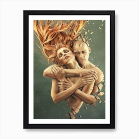 couple art statut Art Print