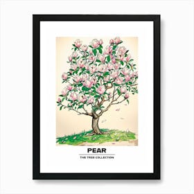 Pear Tree Storybook Illustration 3 Poster Art Print